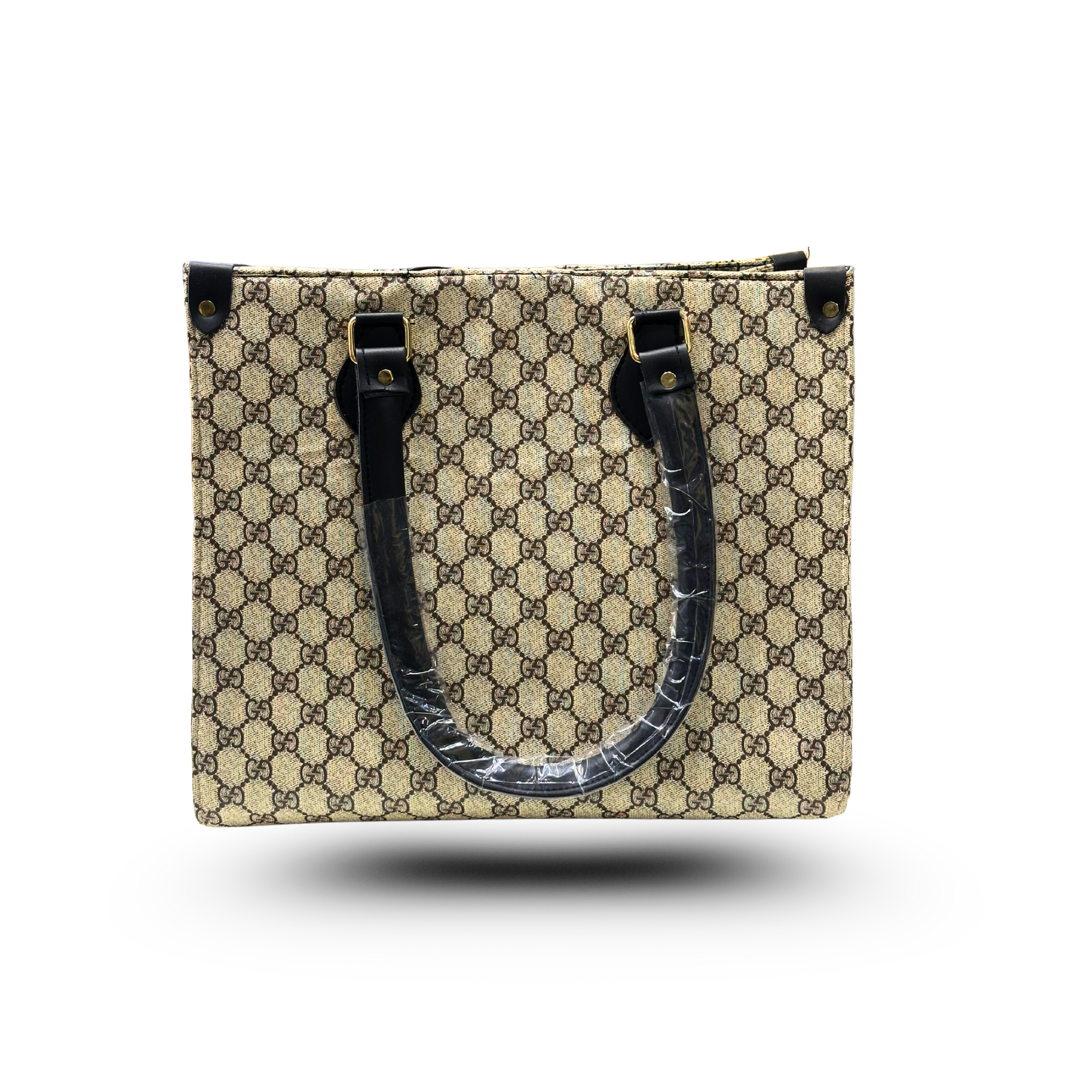 Beige Pattern Tote Bag