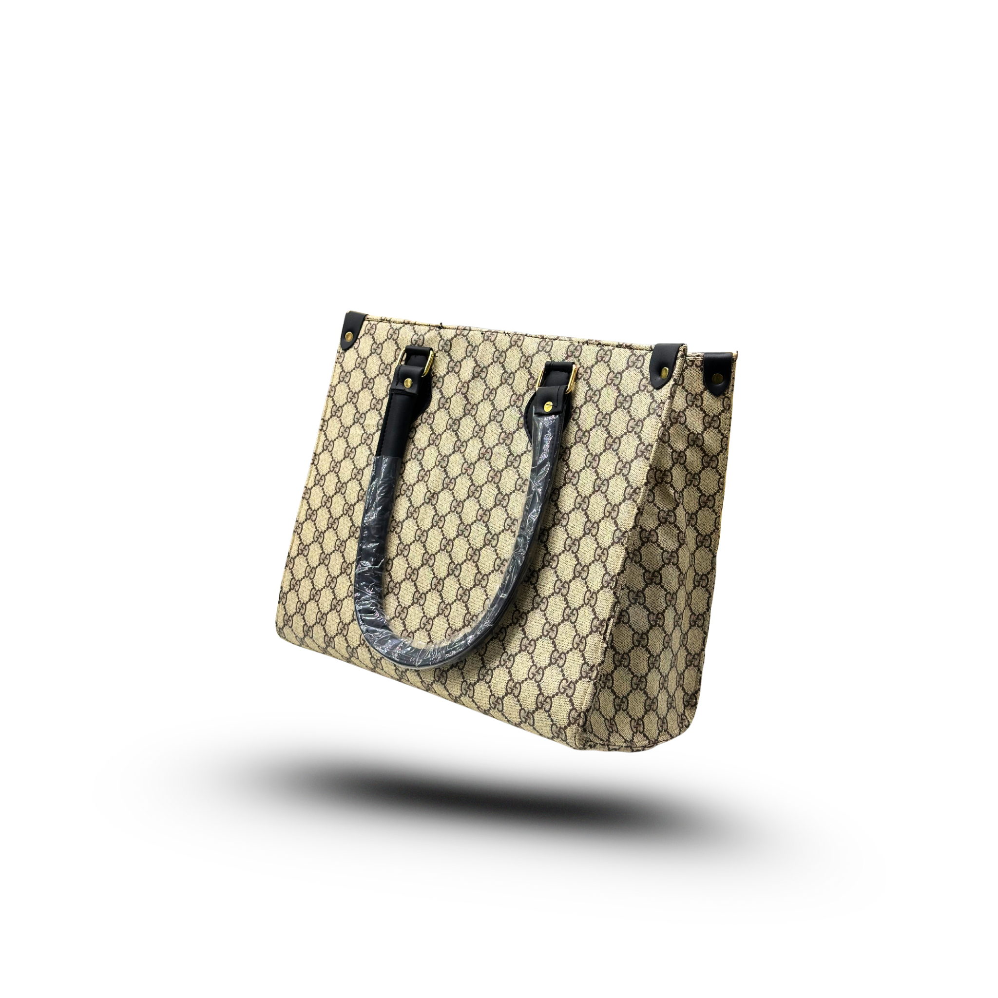 Beige Pattern Tote Bag