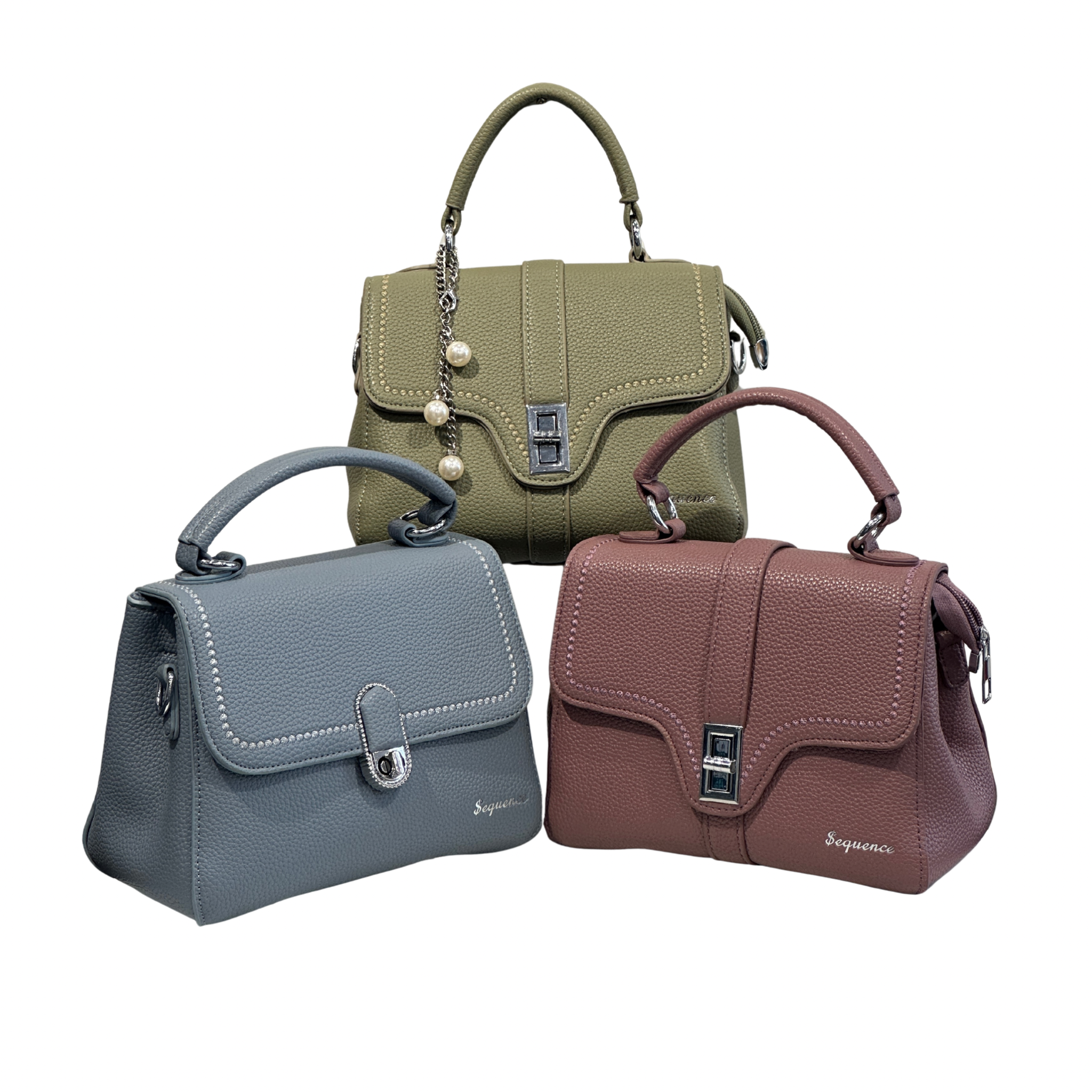 Sequence Textured Mini Handbag